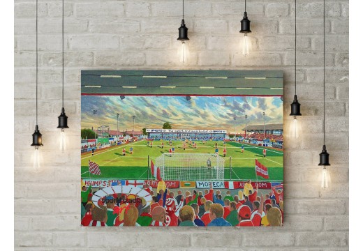 Morecambe FC Christie Park Stadium Wall Art Canvas